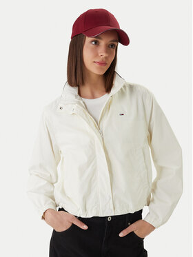 Tommy Jeans Tommy Jeans Geacă Essential DW0DW20439 Écru Regular Fit