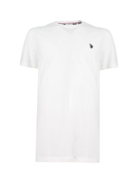 U.S. Polo Assn. U.S. Polo Assn. T-Shirt q-roa-36211 Biały Regular Fit