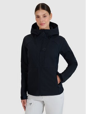 4F 4F Kurtka softshell 4FWSS25TSOFF315-20S Czarny Slim Fit