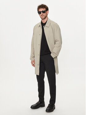 Calvin Klein Calvin Klein Trench Modern Car K10K113007 Beige Regular Fit