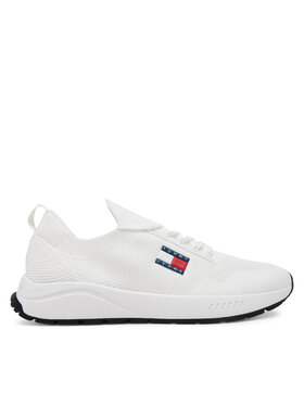 Tommy Jeans Tommy Jeans Sneakersy Runner Kntitted EM0EM01555 Biały