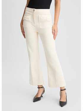 Liu Jo Liu Jo Pantaloni di tessuto CA5377T1819X0657 Bianco Regular Fit