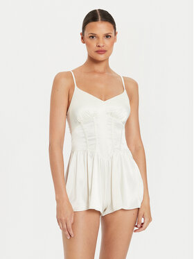 Dorina Dorina Pizsama D001351SW004 Ekru Regular Fit