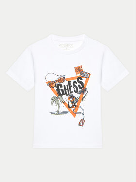 Guess Guess T-Shirt N5GI05 K8HM4 Biały Regular Fit