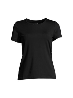 Casall Casall T-Shirt Essential Mesh Detail Tee Czarny Regular Fit