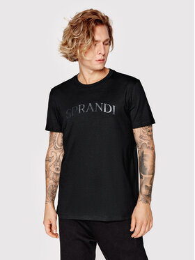 Sprandi Sprandi T-shirt SP22-TSM541 Noir Regular Fit