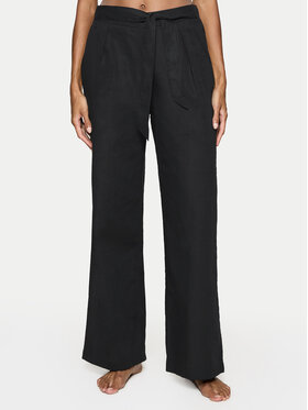 Triumph Triumph Spodnie piżamowe Summer 10222571 Czarny Relaxed Fit