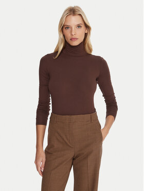 Weekend Max Mara Weekend Max Mara Гольф Multif 2525946022 Коричневий Slim Fit