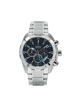 Festina Festina Ρολόι Timeless Chronograph 20668/6 Ασημί