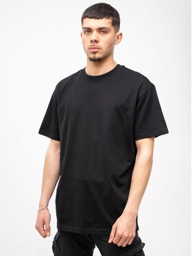 Jigga Wear Jigga Wear T-Shirt Koszulka Z Krótkim Rękawem Oversize Męska Czarna Jigga Wear Basic M Czarny Oversize