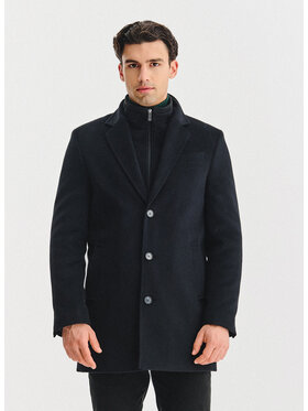 Pako Lorente Pako Lorente Płaszcz zimowy P25WF-7X-017 Czarny Classic Fit