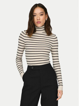ONLY ONLY Dolčevita Karol 15165075 Bež Slim Fit