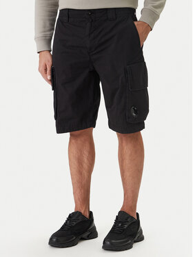 C.P. Company C.P. Company Шорти от плат 20CMBE245A110340O Черен Regular Fit