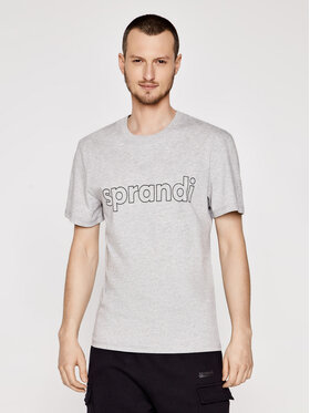 Sprandi Sprandi T-shirt SS21-TSM001 Siva Regular Fit