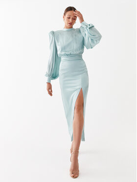MVP Wardrobe MVP Wardrobe Коктейлна рокля MVPE3AB048.0SE0018 Зелен Regular Fit
