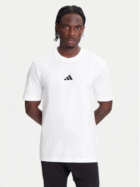 adidas adidas T-Shirt Essentials Small Logo JF1092 Biały Regular Fit