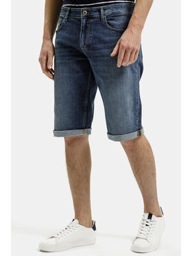 Cross Jeans Cross Jeans Szorty jeansowe A 584-026 Niebieski Regular Fit