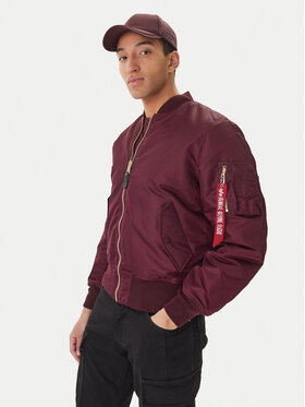 Alpha Industries Alpha Industries Куртка бомбер 258500 Бордовий Regular Fit