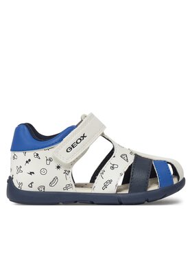 Geox Geox Сандали B Elthan Boy B451PC 000BC C0293 Бял