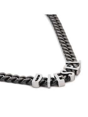 Diesel Ogrlica Font Chain DX1487060 Crna