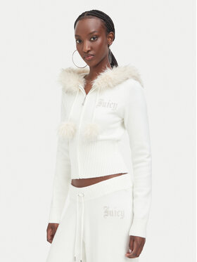 Juicy Couture Juicy Couture Cardigan JCWAS226309 Crema Regular Fit