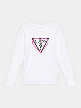 Guess Guess Μπλουζάκι J3YI03 K6YW4 Λευκό Regular Fit