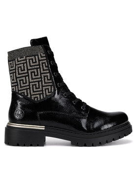 Rieker Rieker Schnürschuhe 72607-00 Schwarz