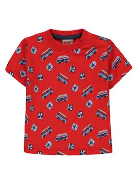 Kanz Kanz T-Shirt 2032413-0003 Czerwony Basic Fit