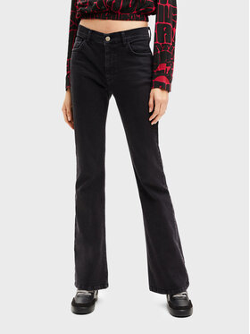Desigual Desigual Džínsy Mia 22WWDD53 Čierna Flare Fit