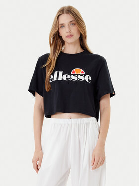 Ellesse Ellesse T-shirt Alberta Crop SGS04484 Crna Regular Fit