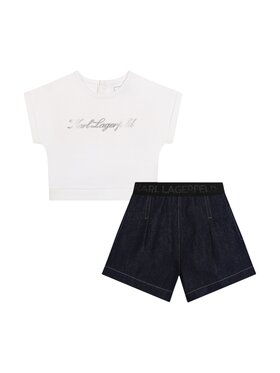 KARL LAGERFELD KARL LAGERFELD Komplet dresowy z30125n48 Biały Regular Fit