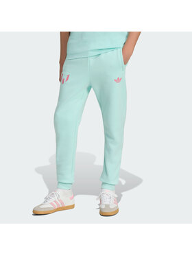 adidas adidas Spodnie dresowe Messi Turkusowy Regular Fit