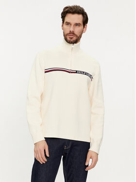 Tommy Hilfiger Tommy Hilfiger Pullover Global Stripe MW0MW33508 Beige Regular Fit
