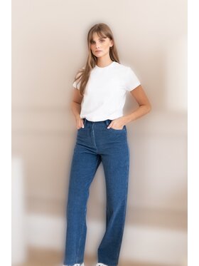 Me complete Me complete Spodnie materiałowe Spodnie Alma denim Niebieski Regular Fit