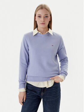 Tommy Jeans Tommy Jeans Džemperis ar kapuci Flag DW0DW19959 Zils Regular Fit