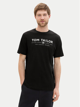 Tom Tailor T-shirt 1043276 Crna Regular Fit