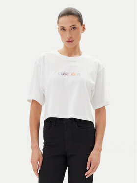 Calvin Klein Underwear Calvin Klein Underwear T-Shirt LV00QS7470 Biały Boxy Fit