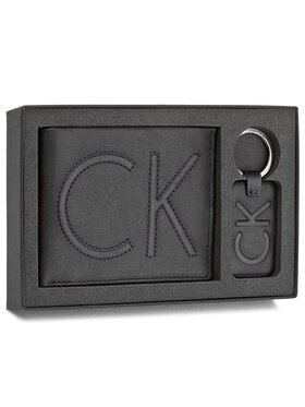 Calvin Klein Calvin Klein Zestaw portfel i brelok Filip Gift Box K50K503351 Czarny