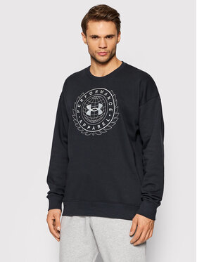 Under Armour Under Armour Bluza Rivel Fleece Alma Mater 1366298 Czarny Loose Fit
