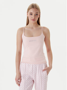 Guess Guess Top V5GP22 J1314 Portocaliu Slim Fit