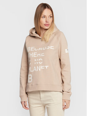 Ecoalf Ecoalf Majica dugih rukava Plina GASTPLINS8004WW22 Bež Relaxed Fit
