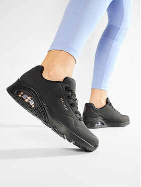 Skechers Skechers Сникърси Uno-Stand On Air 73690/BBK Черен