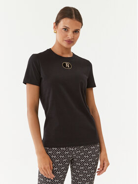 Elisabetta Franchi Elisabetta Franchi Majica MA-45N-36E2-V180 Črna Regular Fit