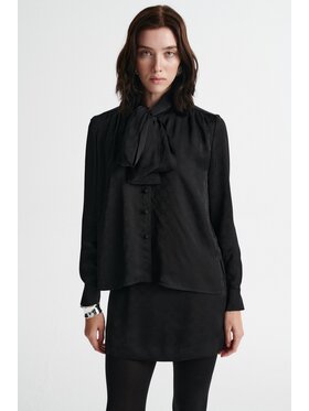 MARI PRETI MARI PRETI Spódnica mini MONOGRAM M OBSIDIAN Czarny Regular Fit