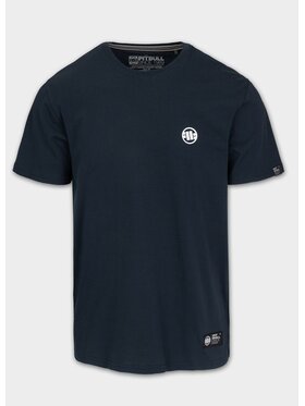 PITBULL PITBULL T-Shirt Koszulka męska SMALL LOGO XS Granatowy Regular Fit