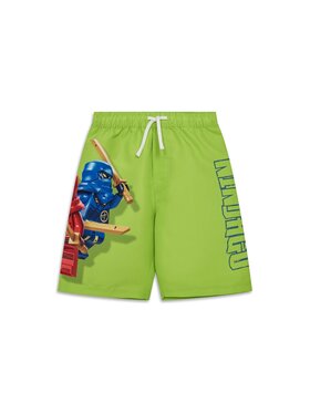 LEGO LEGO Szorty sportowe 11011280/8006 Zielony Regular Fit