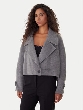 ViCOLO ViCOLO Übergangsjacke TF0026 Grau Regular Fit