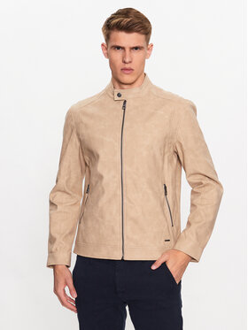 Guess Guess Ādas imitācijas jaka M3YL00 WFHA0 Brūns Regular Fit