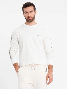 Ombre Ombre Longsleeve OM-LSCL-0127 Écru Regular Fit