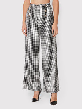 Maryley Maryley Текстилни панталони 22IB545/M04 Черен Regular Fit